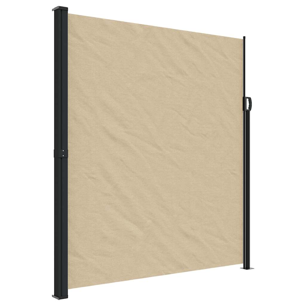 Bočna tenda na uvlačenje bež 220 x 600 cm