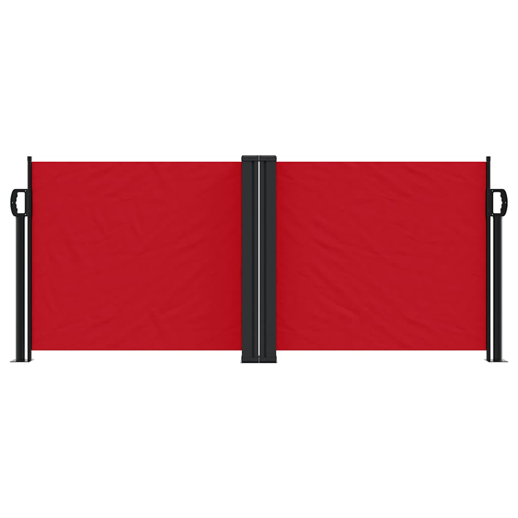 Uvlačiva bočna tenda 100 x 600 cm crvena
