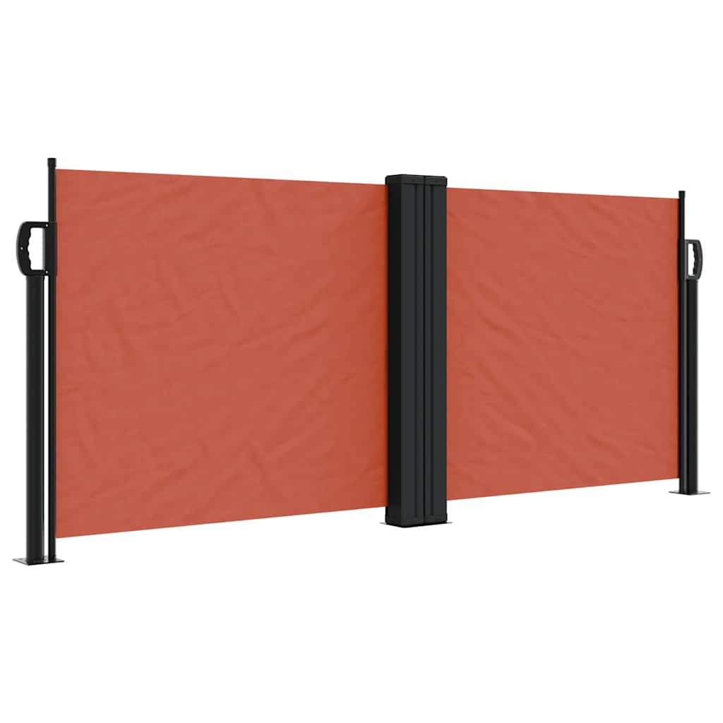 Uvlačiva bočna tenda 100 x 600 cm terakota