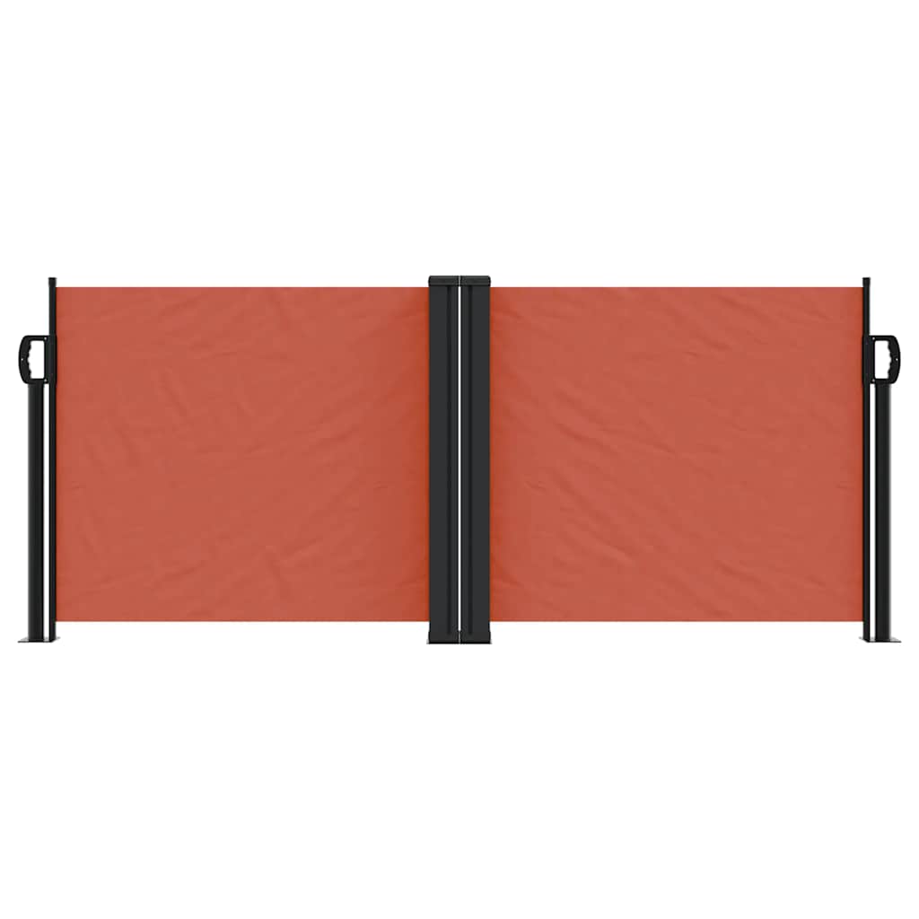 Uvlačiva bočna tenda 100 x 600 cm terakota