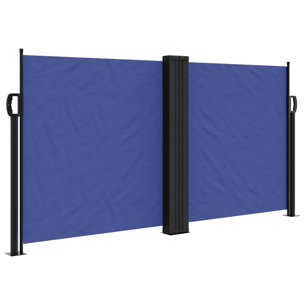 Uvlačiva bočna tenda 120 x 600 cm plava