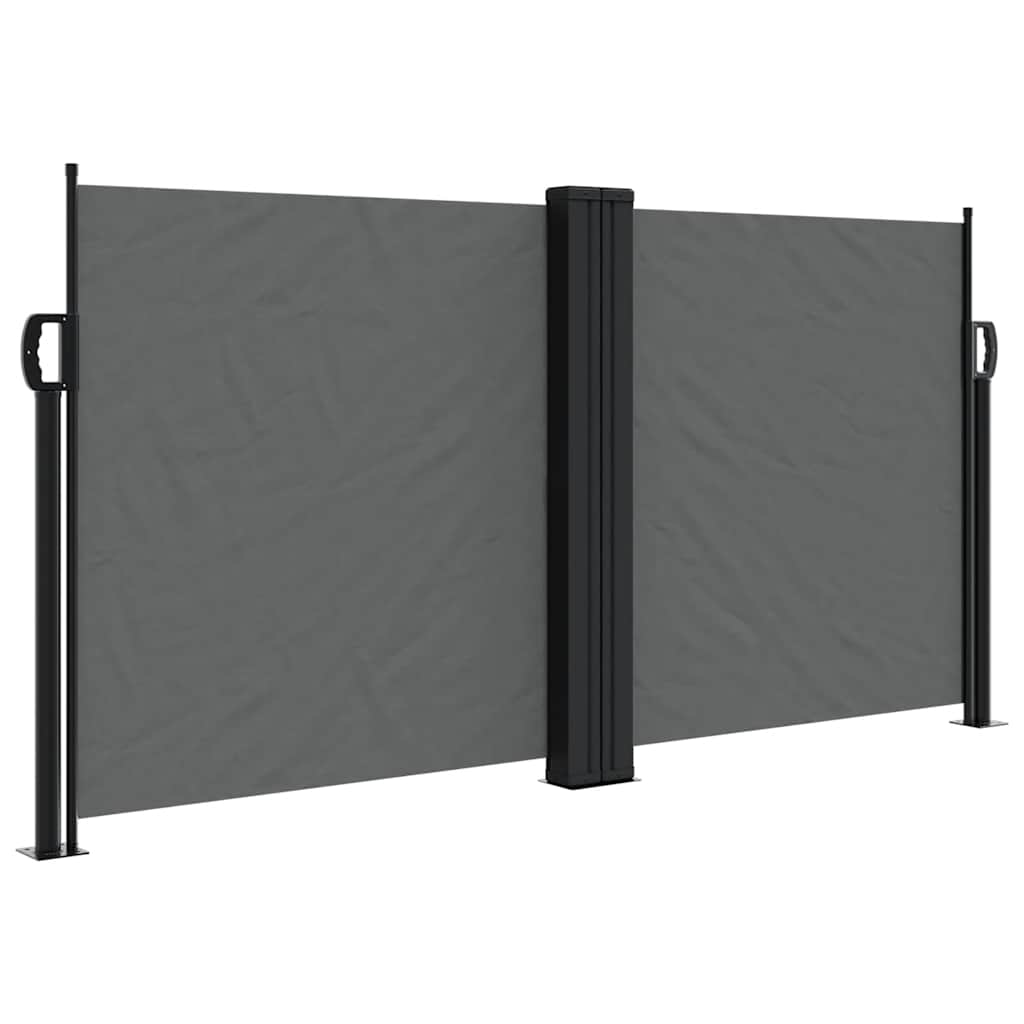 Uvlačiva bočna tenda 120 x 600 cm antracit