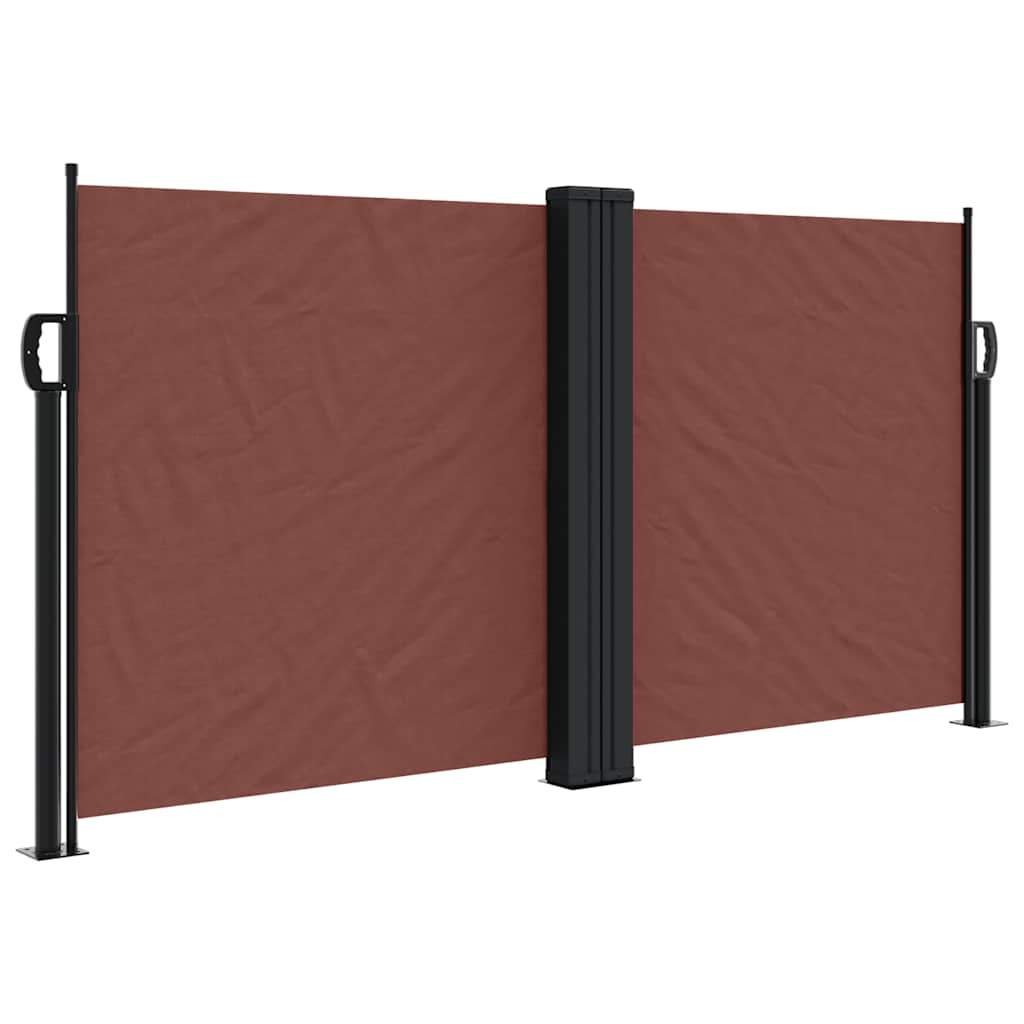 Uvlačiva bočna tenda 120 x 600 cm smeđa
