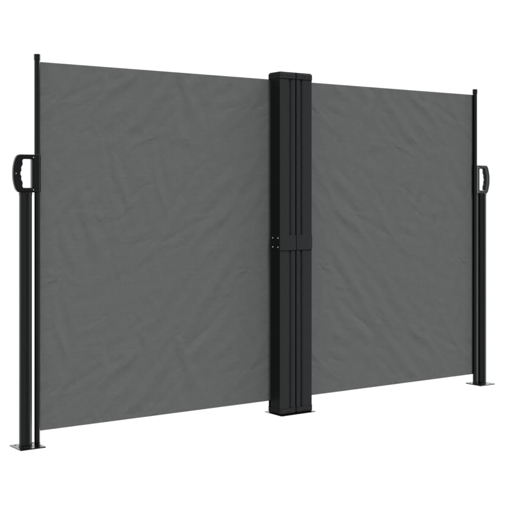 Uvlačiva bočna tenda 140 x 600 cm antracit