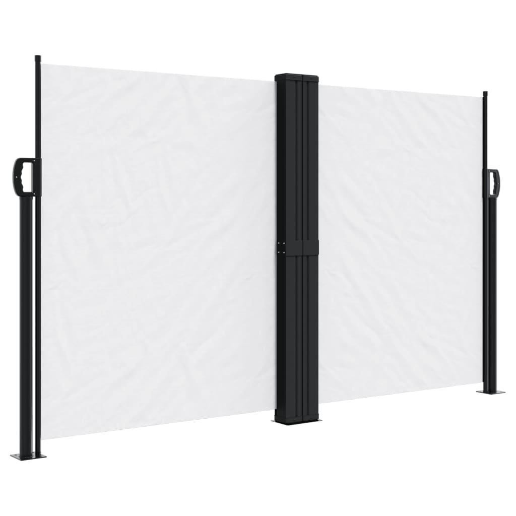 Uvlačiva bočna tenda bijela 140 x 600 cm