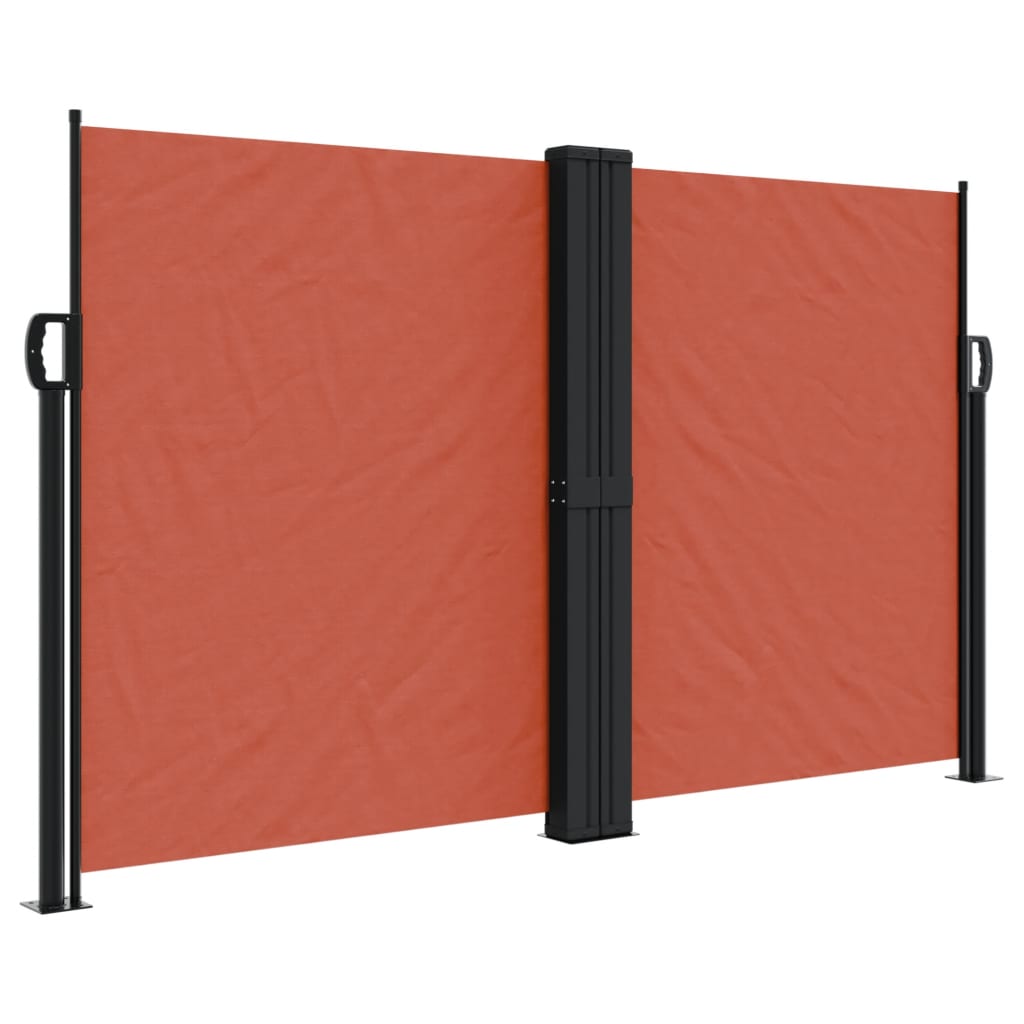Uvlačiva bočna tenda terakota 140 x 600 cm