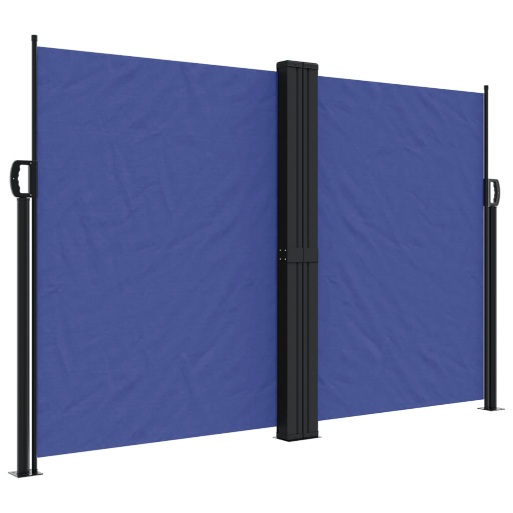 Uvlačiva bočna tenda 160 x 600 cm plava