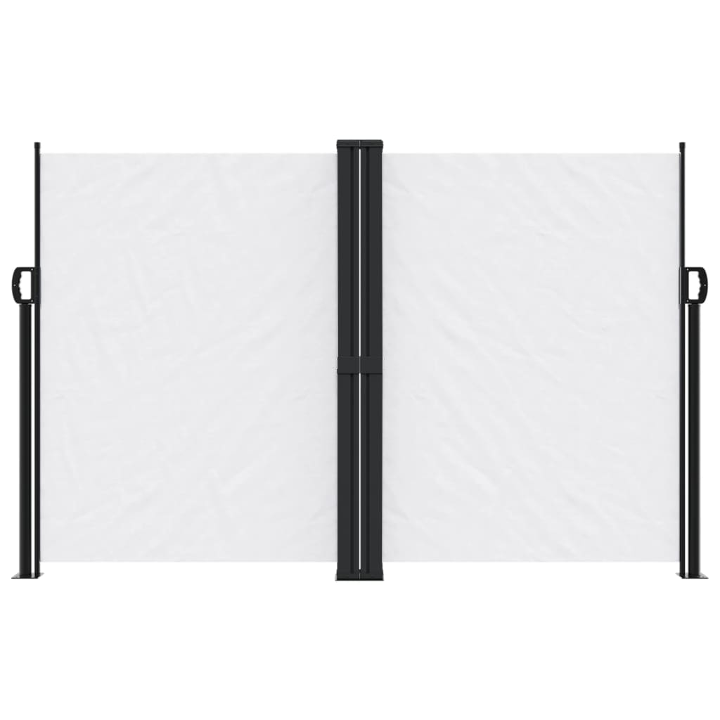 Uvlačiva bočna tenda bijela 160 x 600 cm
