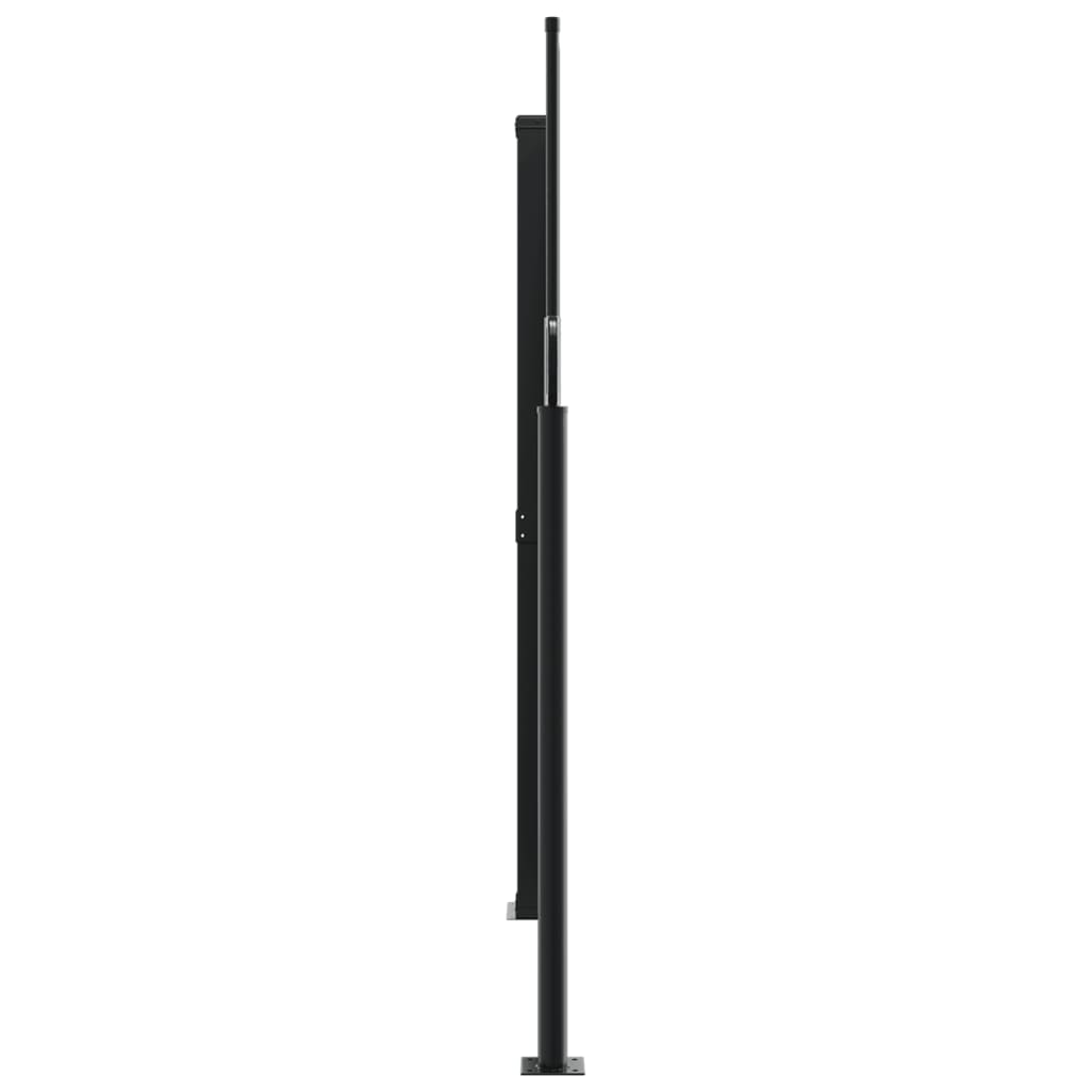 Bočna tenda na uvlačenje antracit 180 x 600 cm