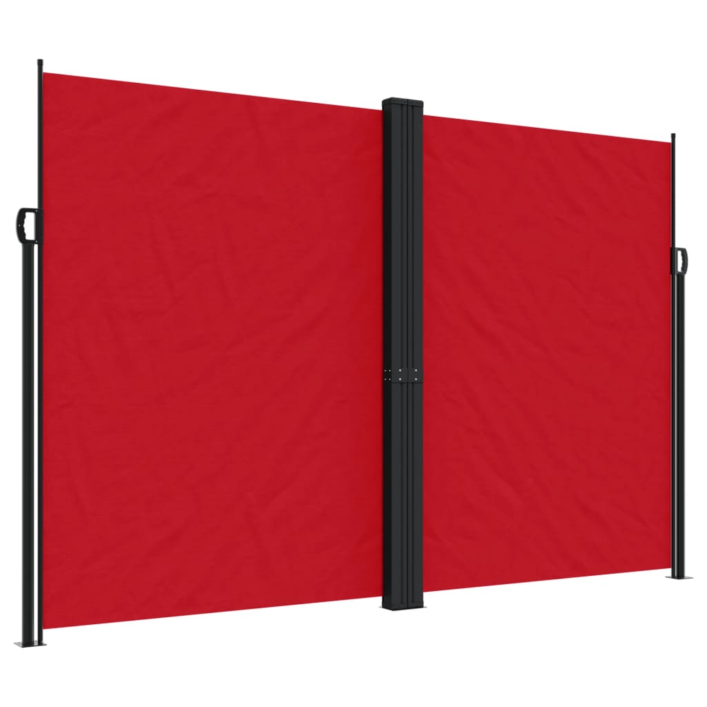 Bočna tenda na uvlačenje crvena 220x600 cm