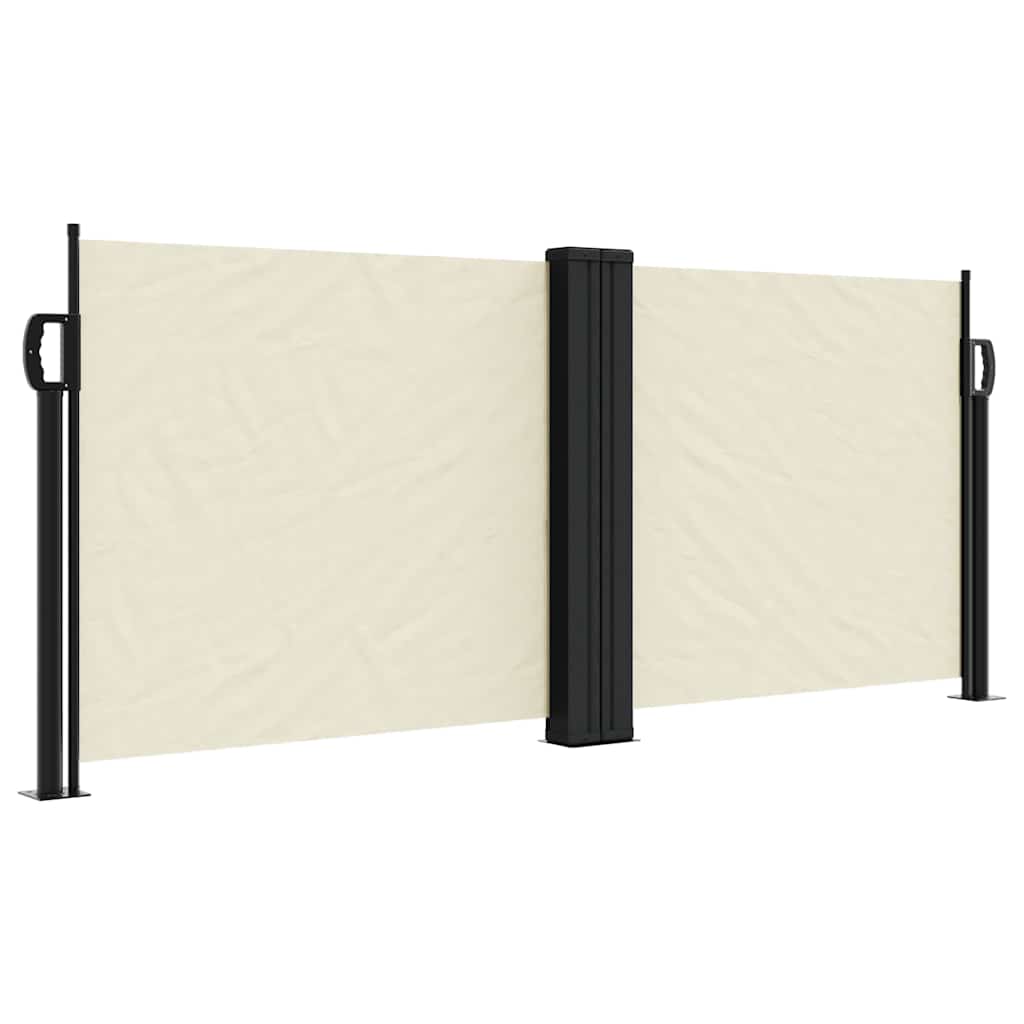 Uvlačiva bočna tenda 100 x 1000 cm krem
