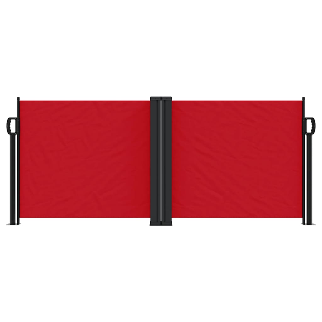 Uvlačiva bočna tenda 100 x 1000 cm crvena