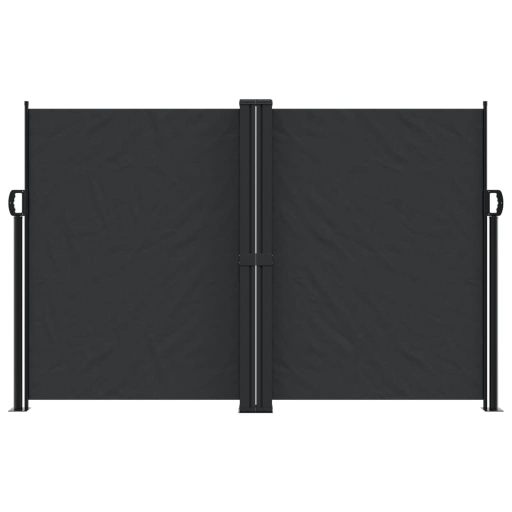 Bočna tenda na uvlačenje crna 160 x 1000 cm