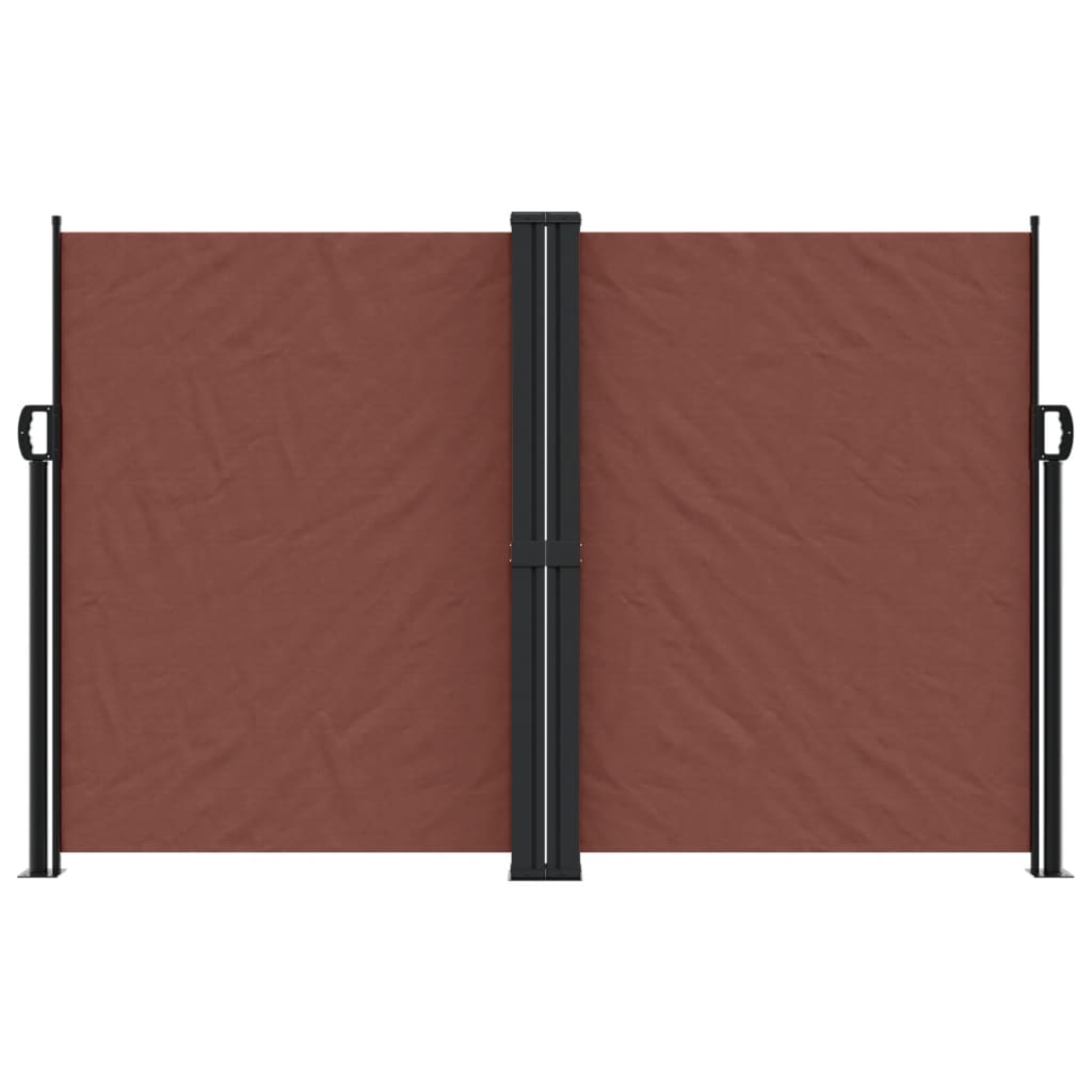 Bočna tenda na uvlačenje smeđa 160 x 1000 cm