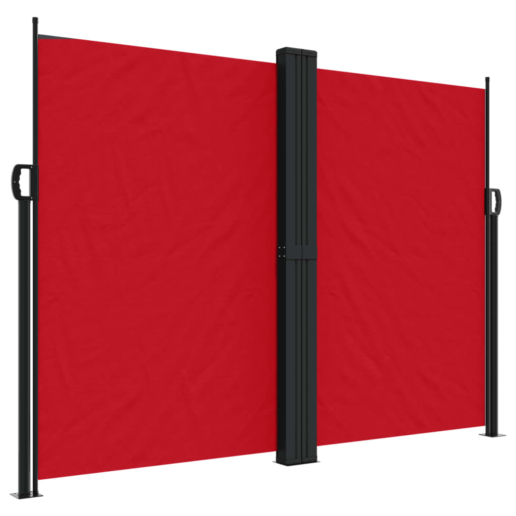 Bočna tenda na uvlačenje crvena 180x1000 cm