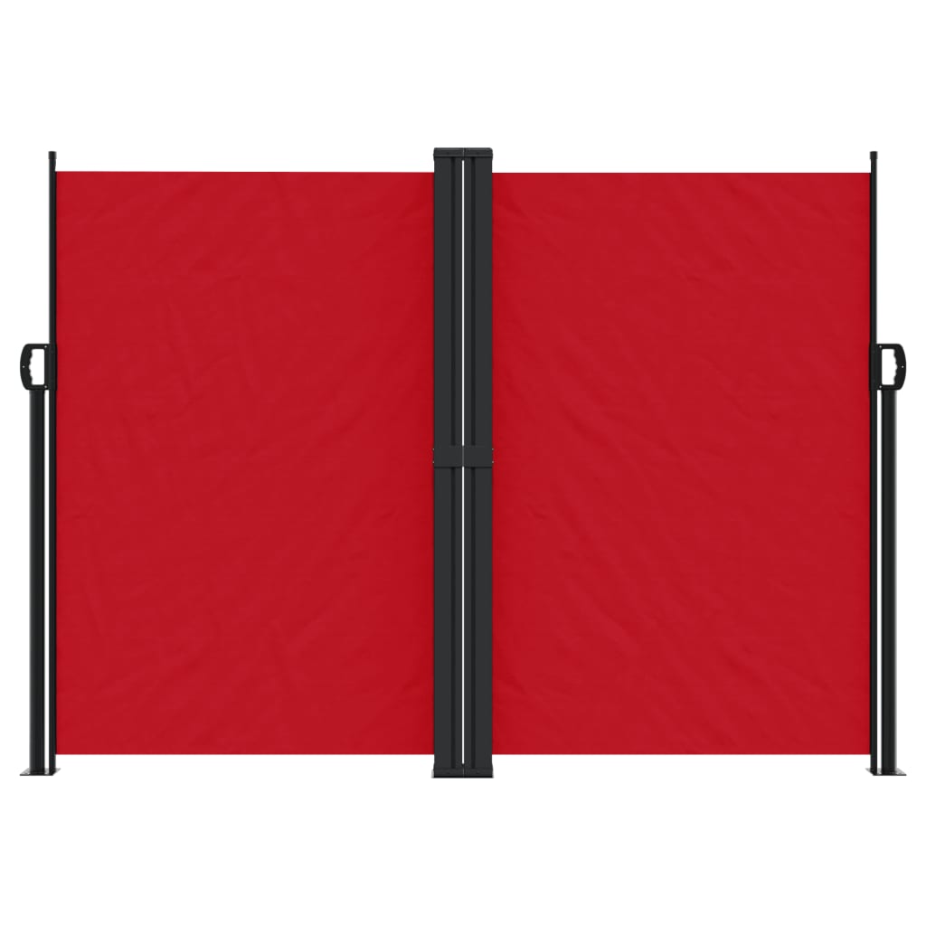 Bočna tenda na uvlačenje crvena 180x1000 cm