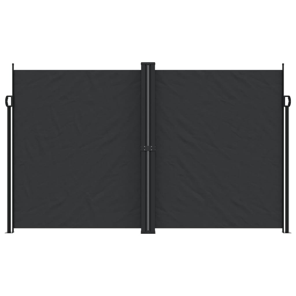 Bočna tenda na uvlačenje crna 200x1000 cm