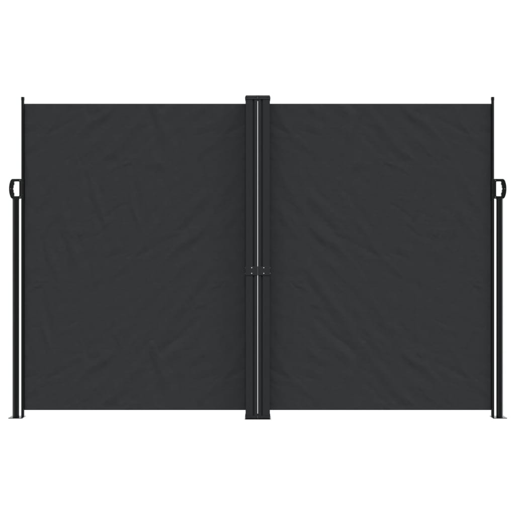 Bočna tenda na uvlačenje crna 220 x 1000 cm