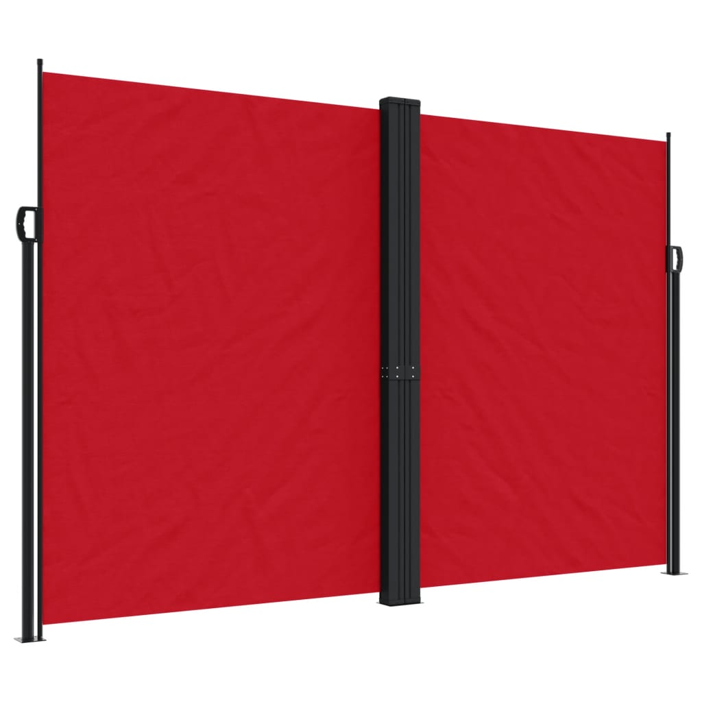 Bočna tenda na uvlačenje crvena 220x1000 cm