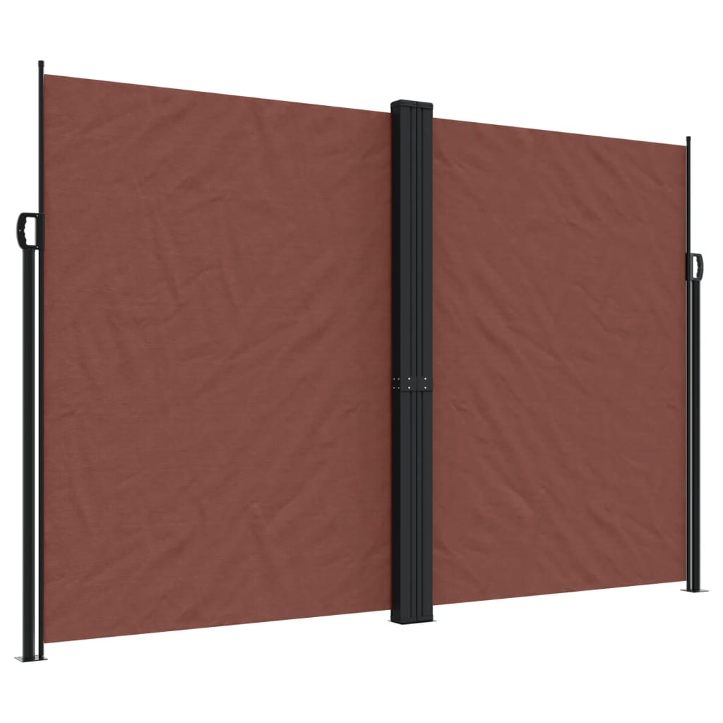 Bočna tenda na uvlačenje smeđa 220x1000 cm