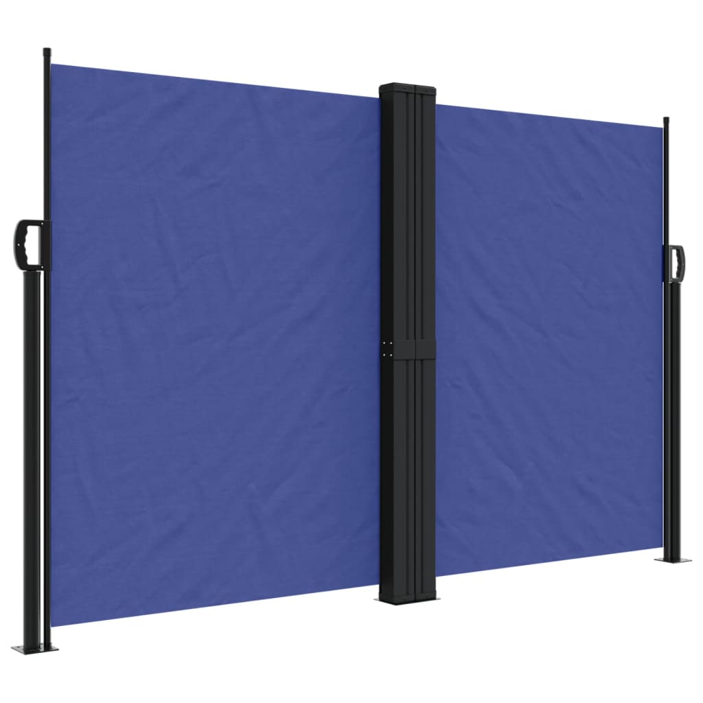 Bočna tenda na uvlačenje plava 160x1200 cm