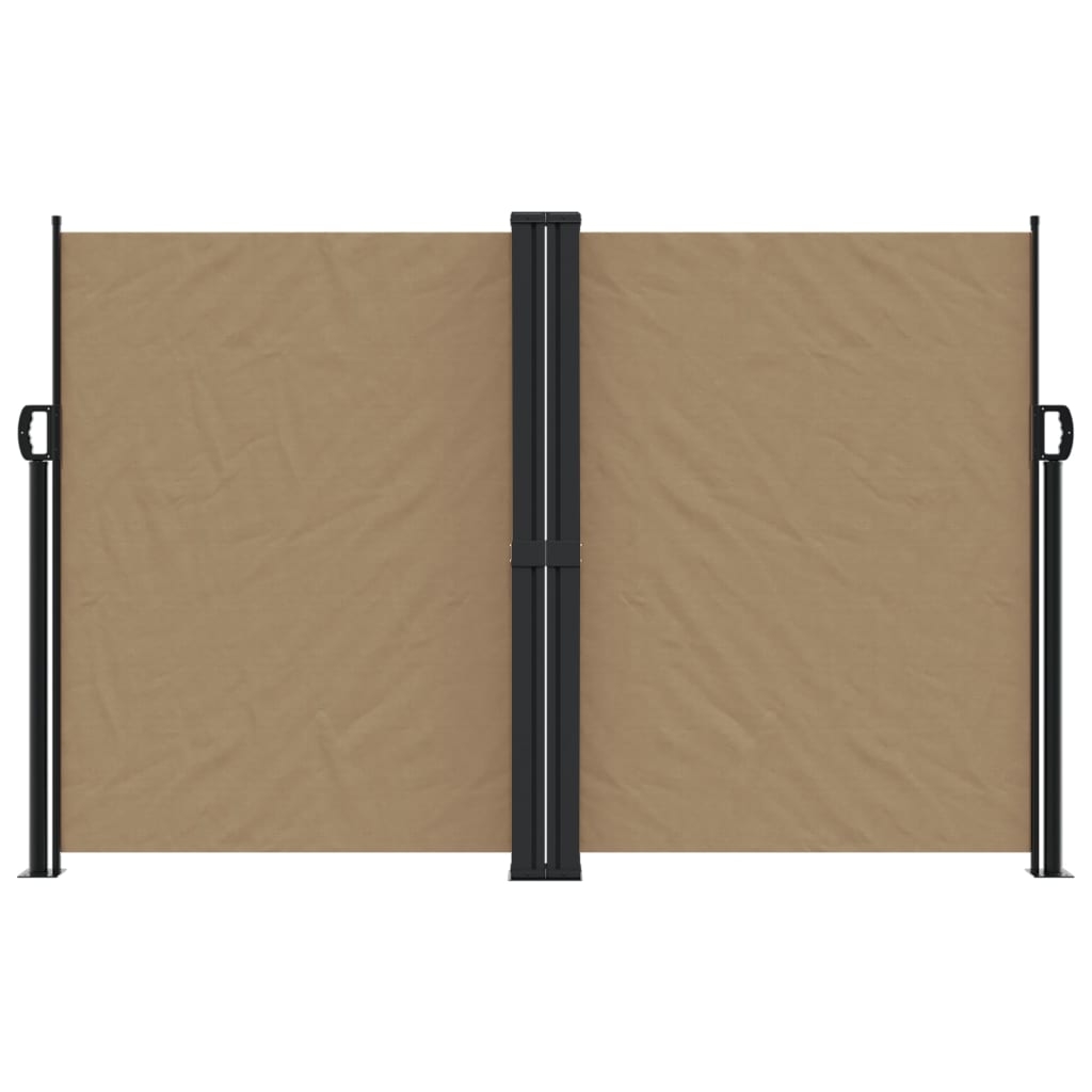 Bočna tenda na uvlačenje smeđesiva 160x1200 cm