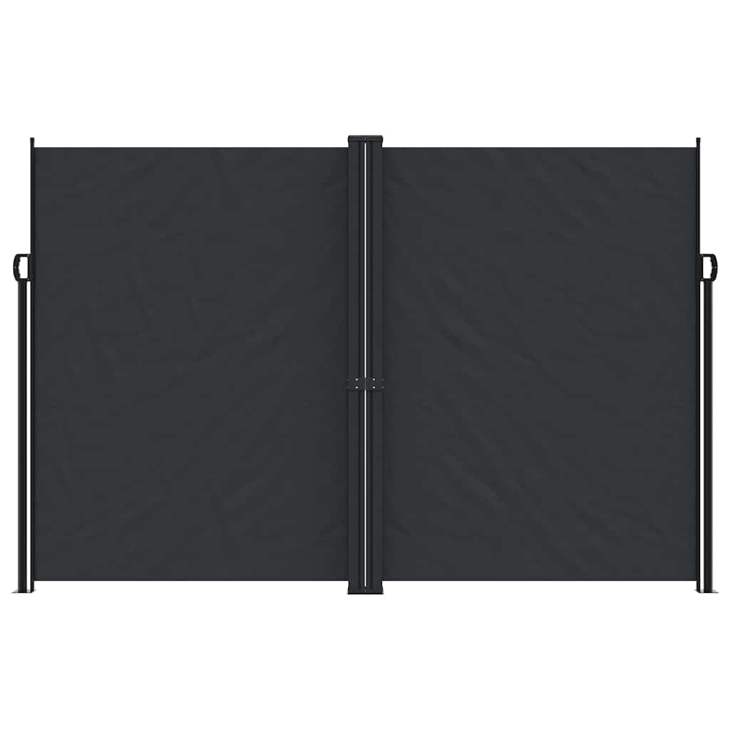 Bočna tenda na uvlačenje crna 220 x 1200 cm