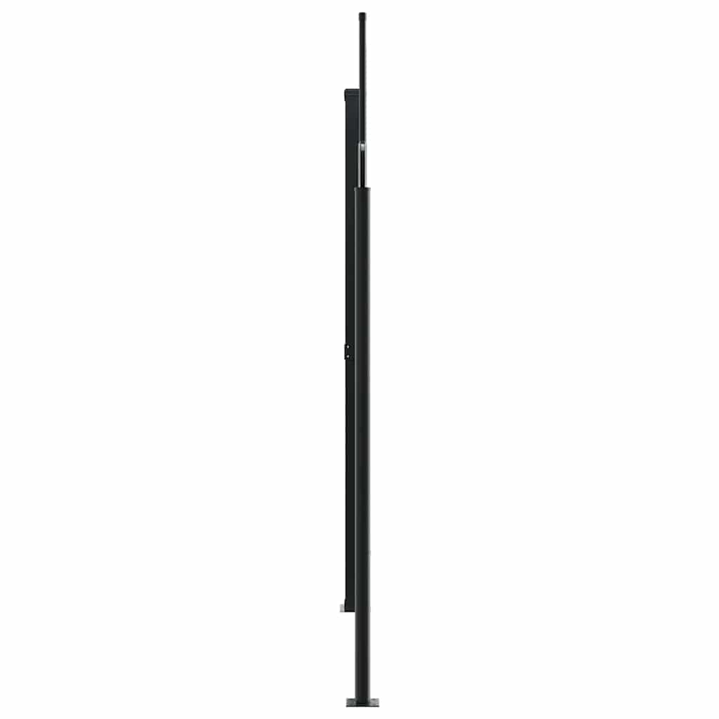 Bočna tenda na uvlačenje crna 220 x 1200 cm