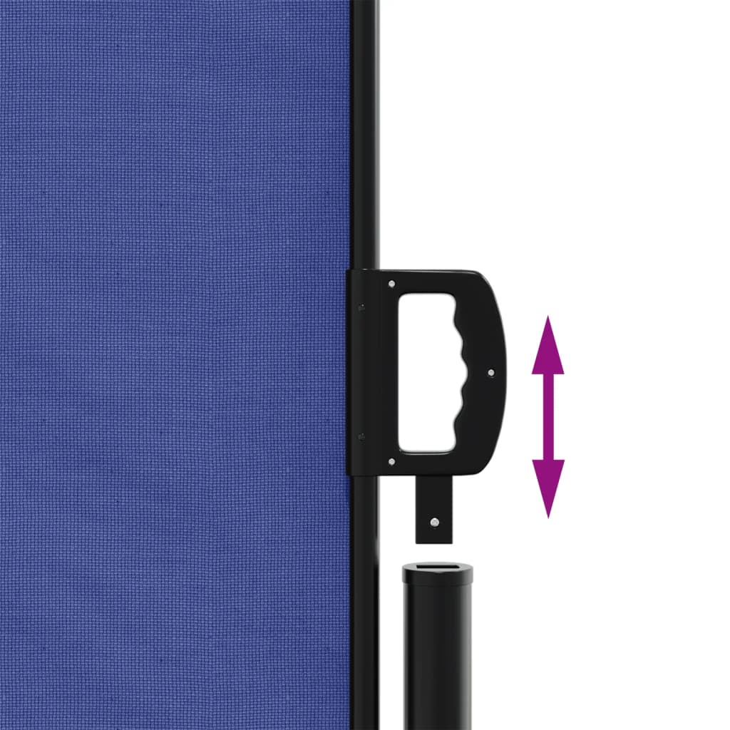 Bočna tenda na uvlačenje plava 220 x 1200 cm