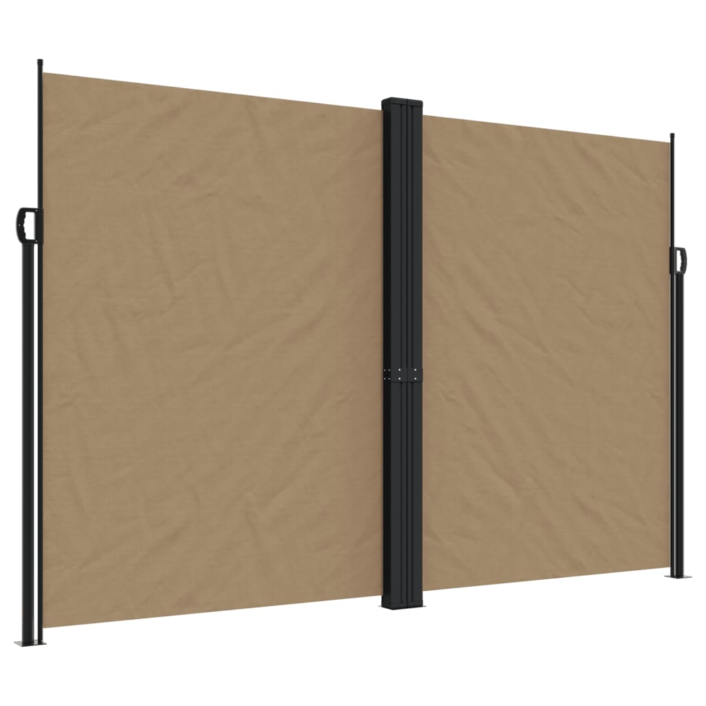 Bočna tenda na uvlačenje smeđesiva 220x1200 cm