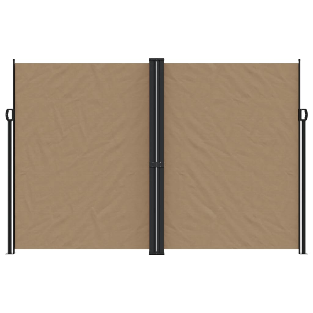 Bočna tenda na uvlačenje smeđesiva 220x1200 cm