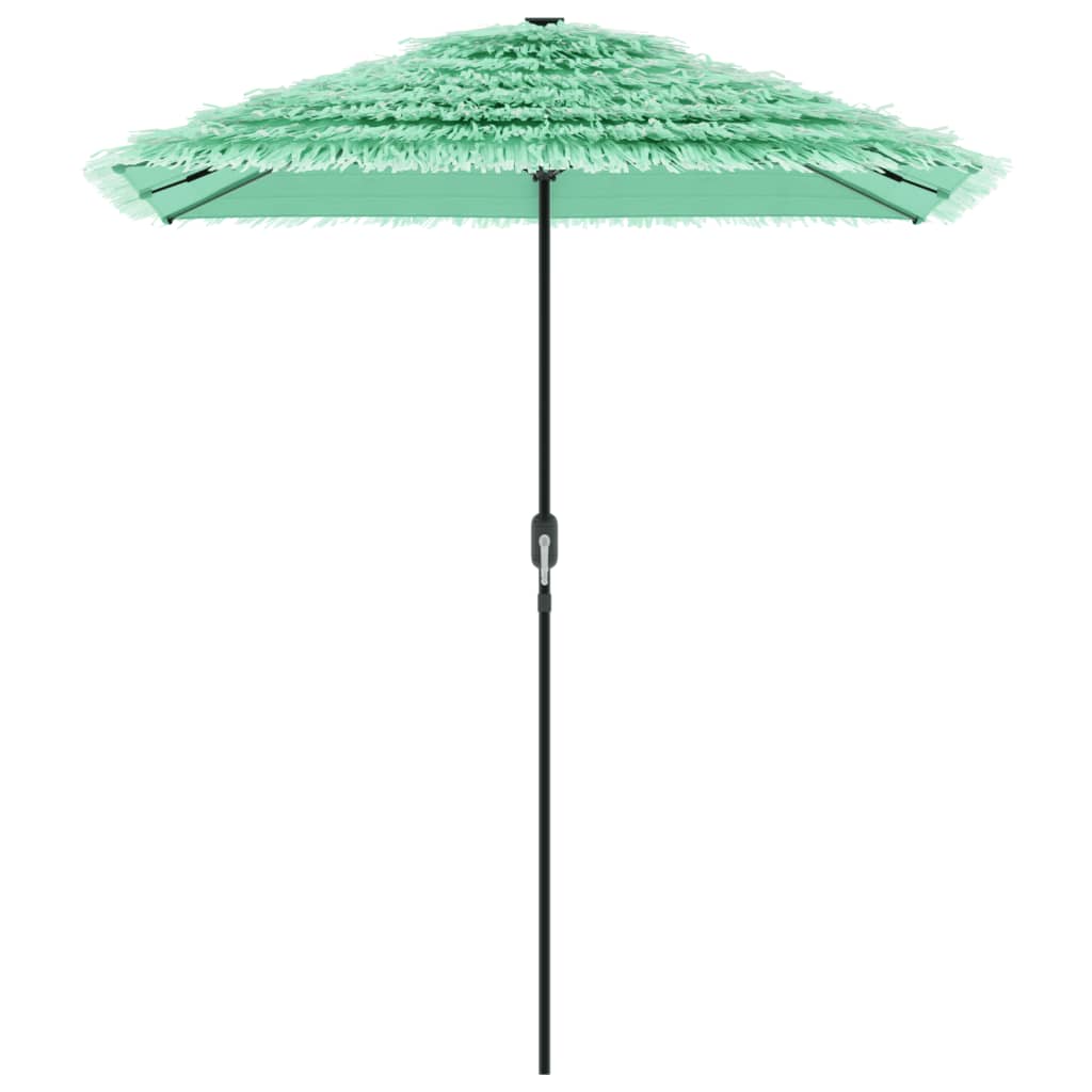 Vrtni suncobran s čeličnom šipkom zeleni 300x200x250 cm