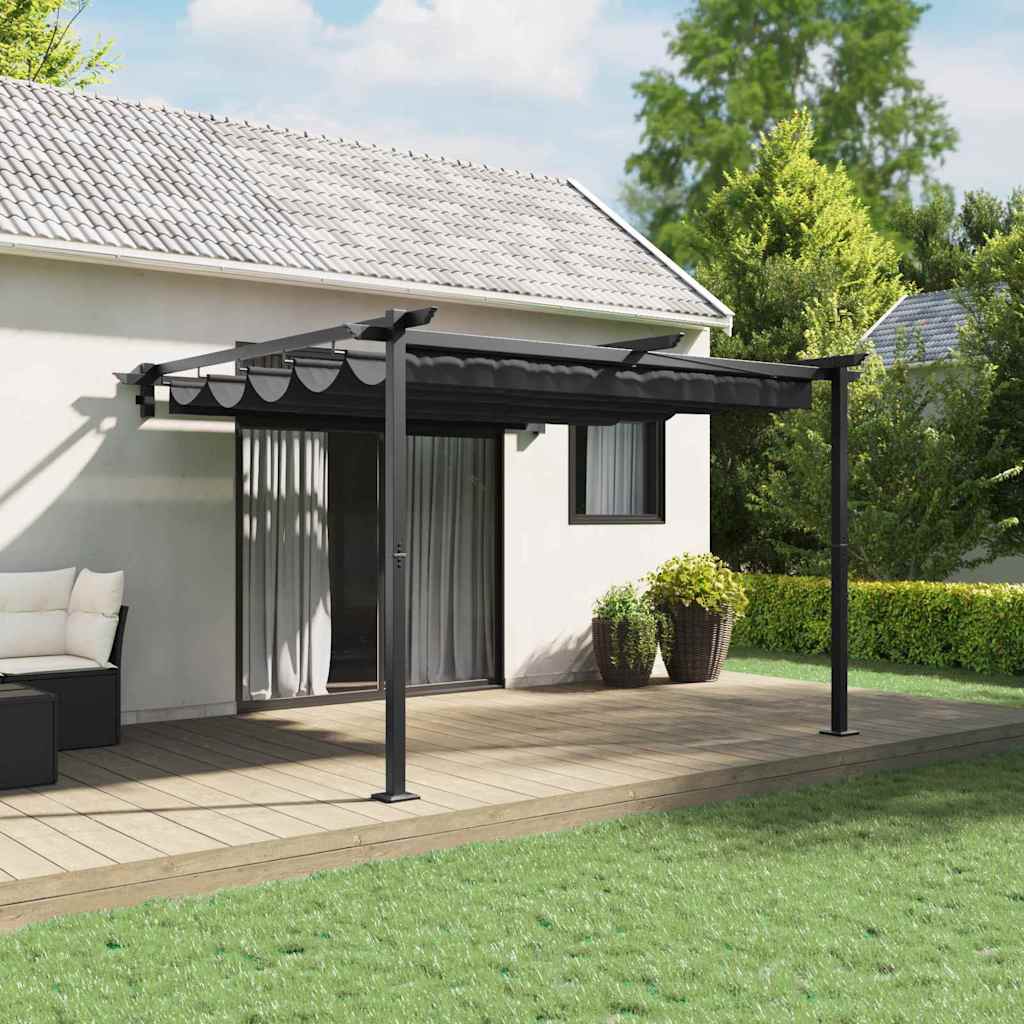 Gazebo Antracit 300 x 300 x 200 cm Poliester