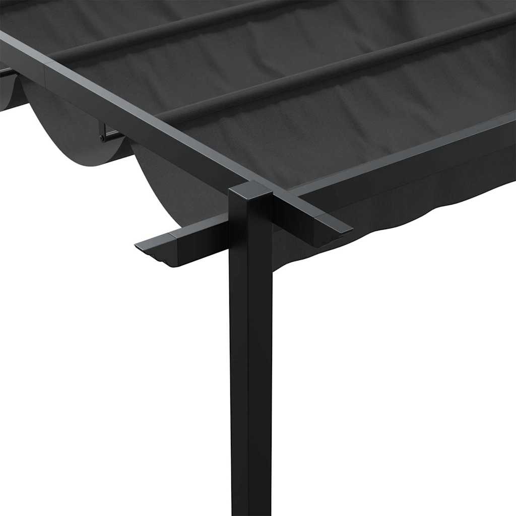 Gazebo Antracit 400 x 300 x 200 cm Poliester