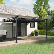 Gazebo Antracit 400 x 300 x 200 cm Poliester