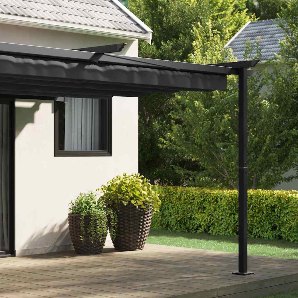 Gazebo Antracit 400 x 300 x 200 cm Poliester