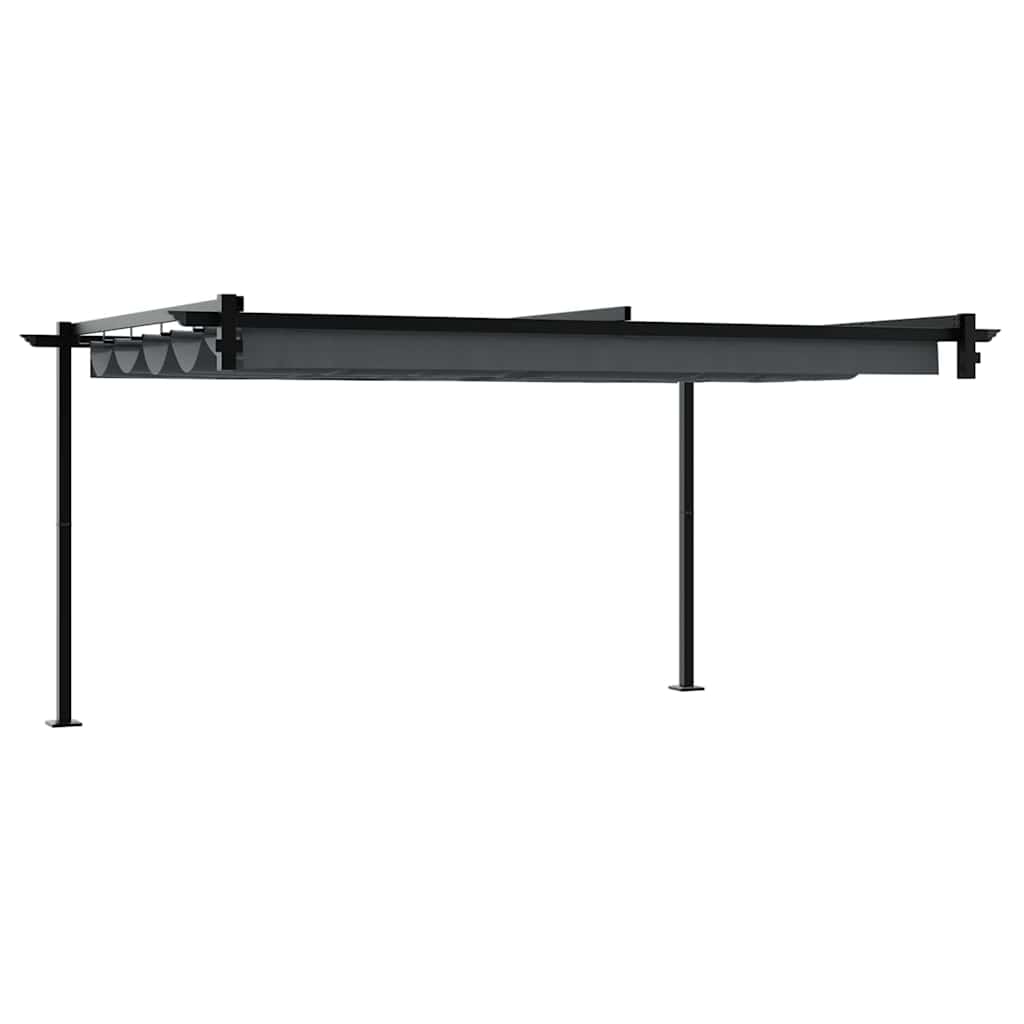 Gazebo Antracit 400 x 300 x 200 cm Poliester