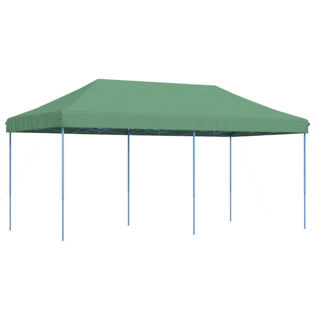 Sklopivi prigodni šator za zabave zeleni 580x292x315 cm