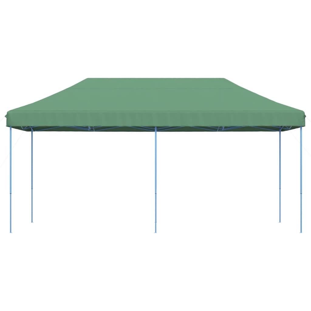 Sklopivi prigodni šator za zabave zeleni 580x292x315 cm