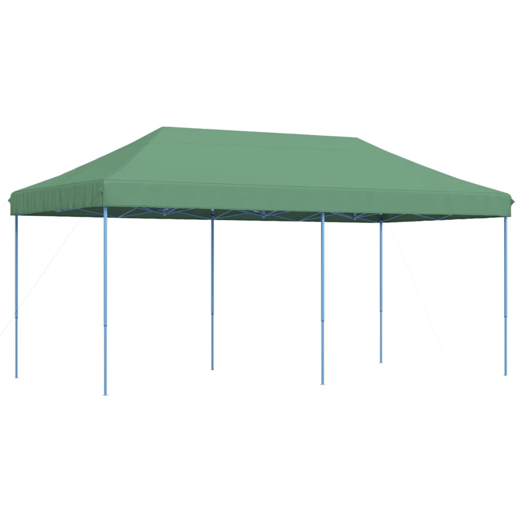 Sklopivi prigodni šator za zabave zeleni 580x292x315 cm