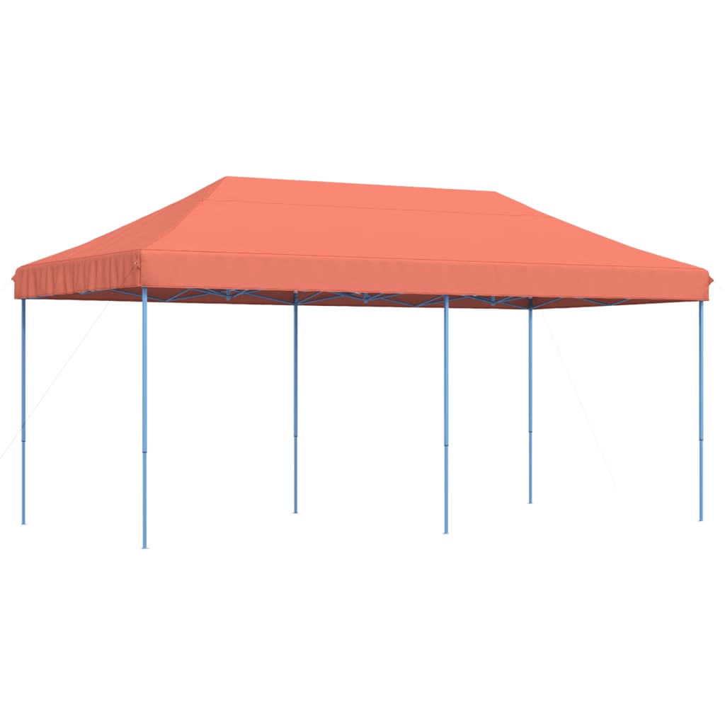 Sklopivi prigodni šator za zabave terakota 580x292x315 cm