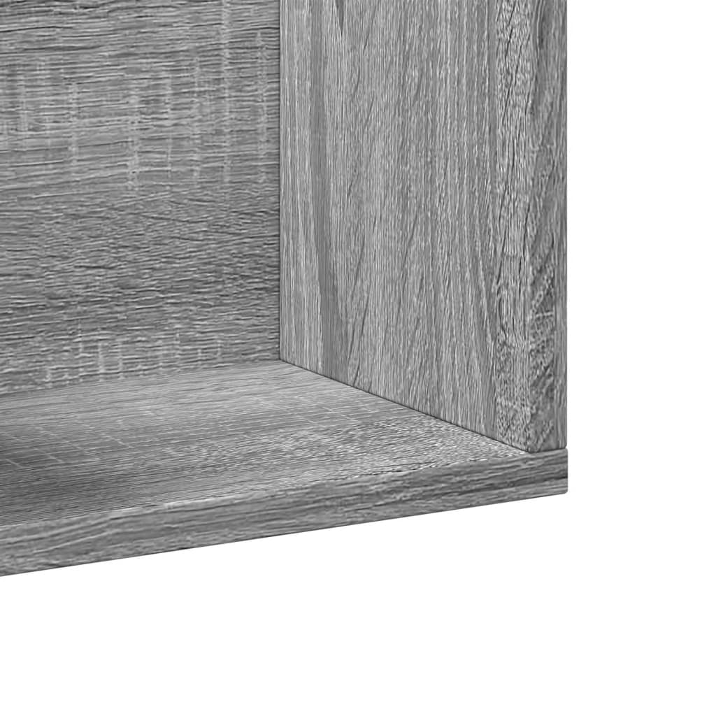 Zidni ormarići 2 kom siva sonome 75x18x16,5cm konstruirano drvo