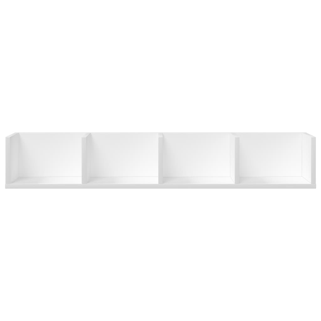 Zidni ormarići 2 kom bijeli 99x18x16,5 cm konstruirano drvo