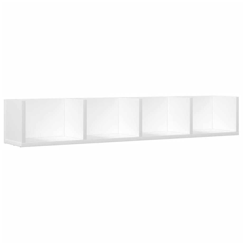 Zidni ormarići 2 kom bijeli 99x18x16,5 cm konstruirano drvo