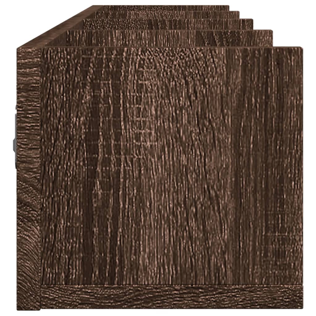 Zidni ormarići 2 kom boja hrasta 99x18x16,5cm konstruirano drvo