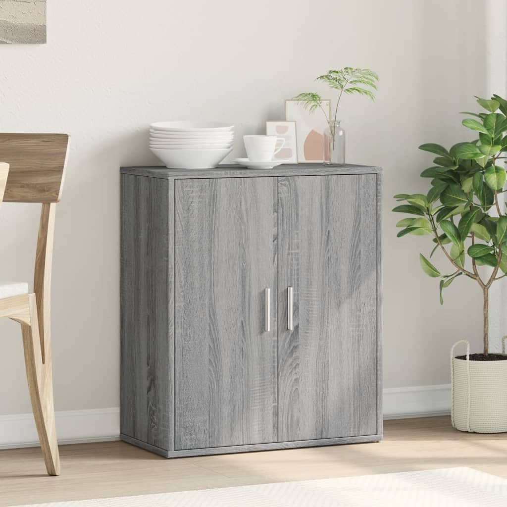 Komoda siva boja hrasta 60x31x70cm od konstruiranog drva