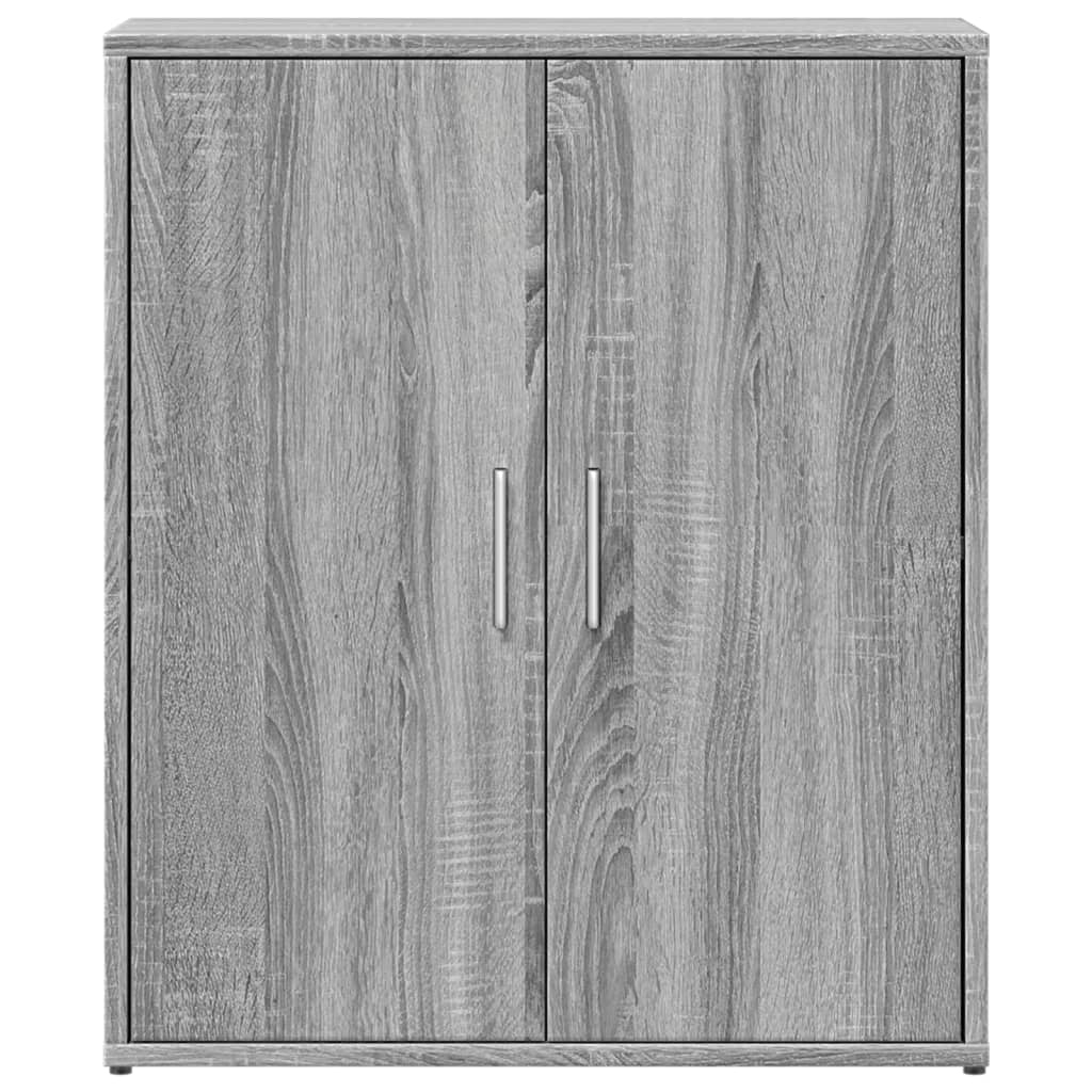 Komoda siva boja hrasta 60x31x70cm od konstruiranog drva