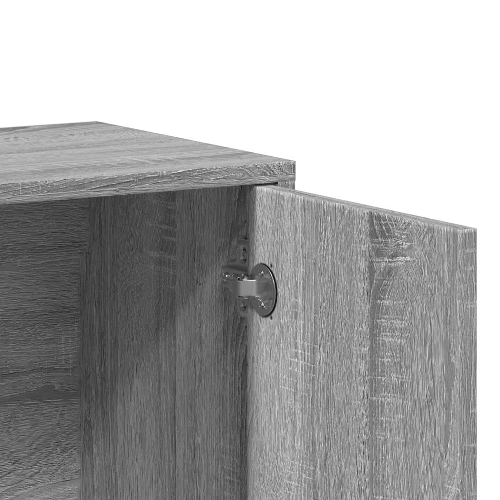 Komoda siva boja hrasta 60x31x70cm od konstruiranog drva
