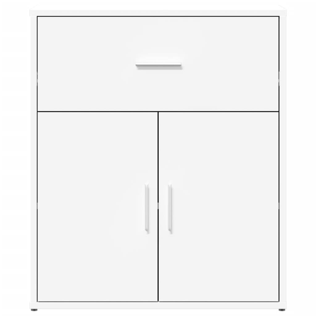 Komoda bijela 60 x 31 x 70 cm od konstruiranog drva