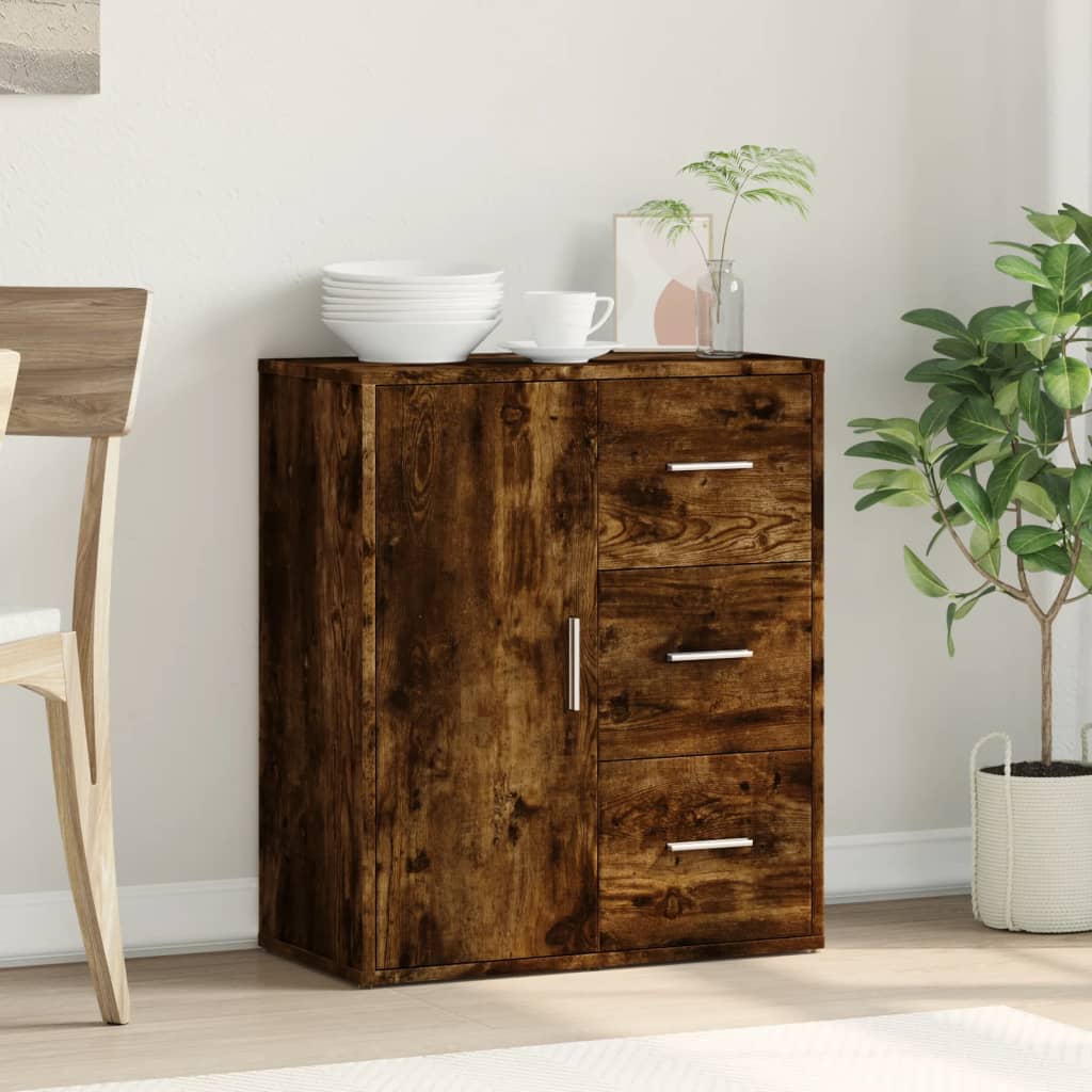 Komoda dimljeni hrast 60 x 31 x 70 cm od konstruiranog drva